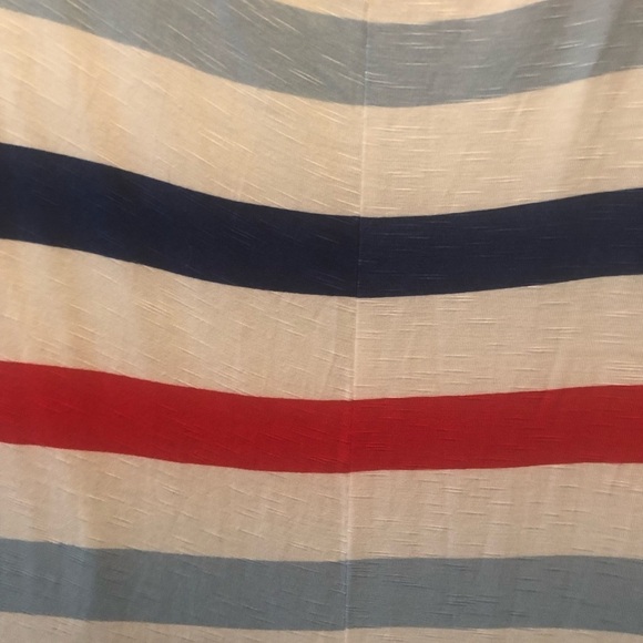 Lane Bryant Stretch Striped Maxi Tank Jersey Knit Dress 18/20  Beach Ruched Hem - Picture 8 of 10